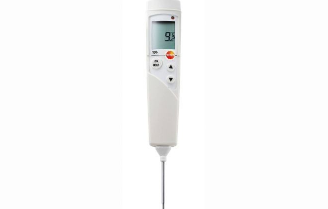 Hand Thermometer Testo T106 (digitaal) met ijkcertificaat bij AAWATER 2