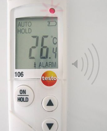 Hand Thermometer Testo T106 (digitaal) met ijkcertificaat bij AAWATER 3